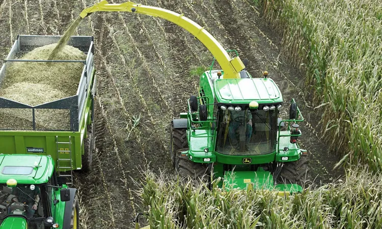 Заготовка силоса